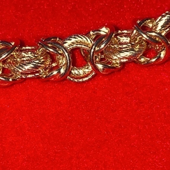 Gold Bracelet 14K Gold Made in Italy solid Italian gold super stylish  Unisex - Picture 13 of 13